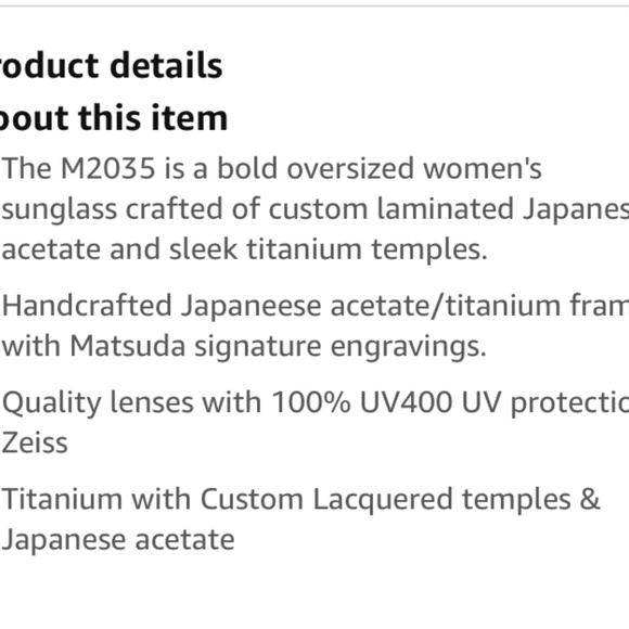 MATUSDA- M2035 sunglasses(PURPLE w/ Grey gradient) - Picture 8 of 9